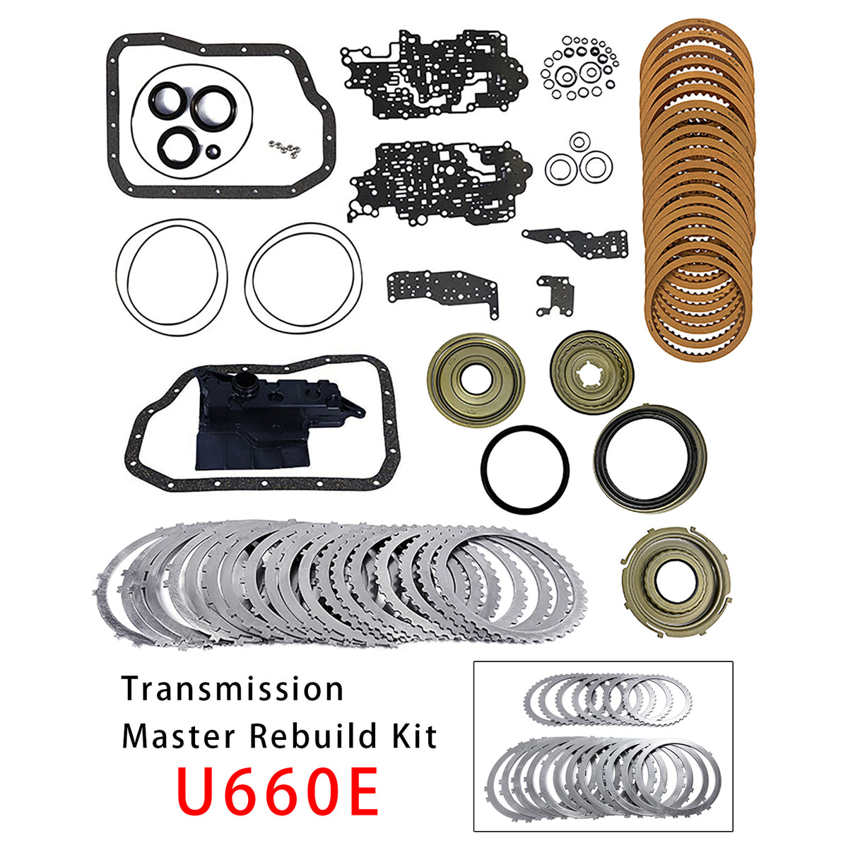 Toyota Highlander U660E Auto Transmission Auto Transmission Master Rebuild Kit Generic