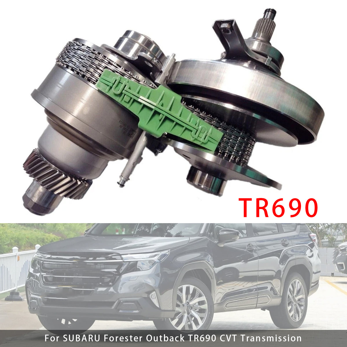 SUBARU Forester Outback TR690 CVT Transmission CVT Transmission Pulley Set W Belt Chain 63710B Generic