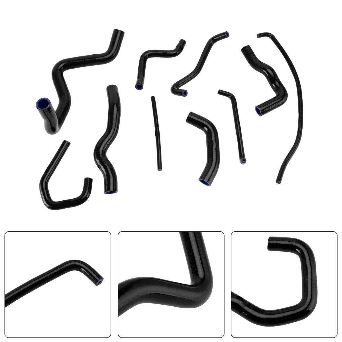 2009-2026 Kawasaki Ninja ZX-6R Silicone Radiator coolant Hose kit Generic