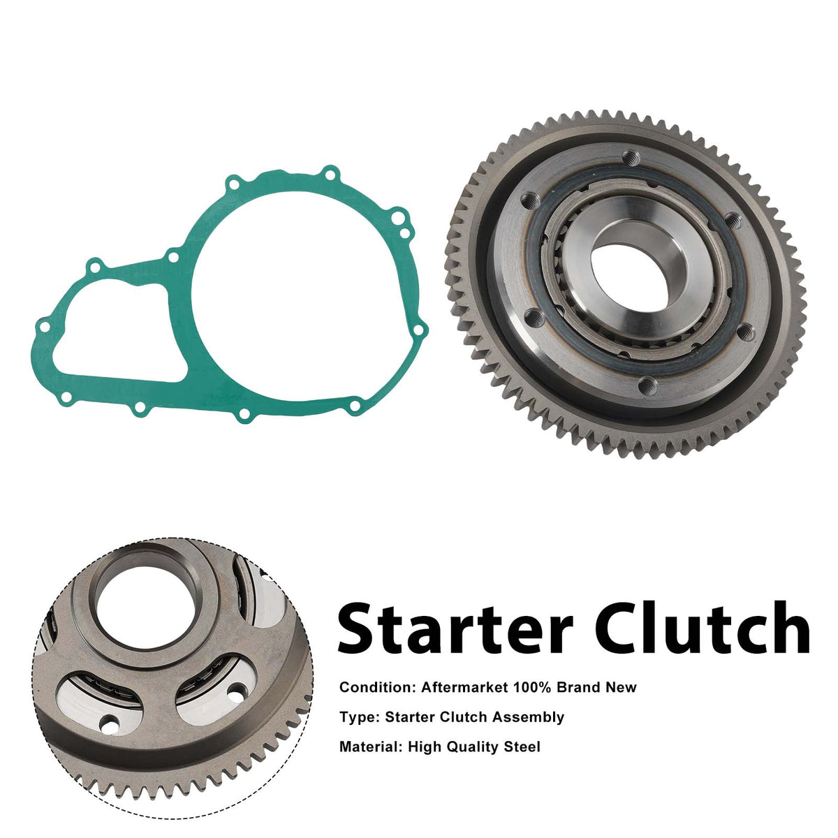 1997-2001 Suzuki XF650 Freewind Starter Clutch One Way 12600-09860 Generic