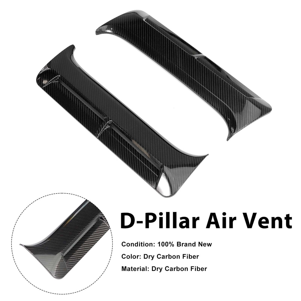 2019-2023 Mercedes Benz G-Class W464 W463A Carbon Fiber LM-Style D-Pillar Air Vents Generic
