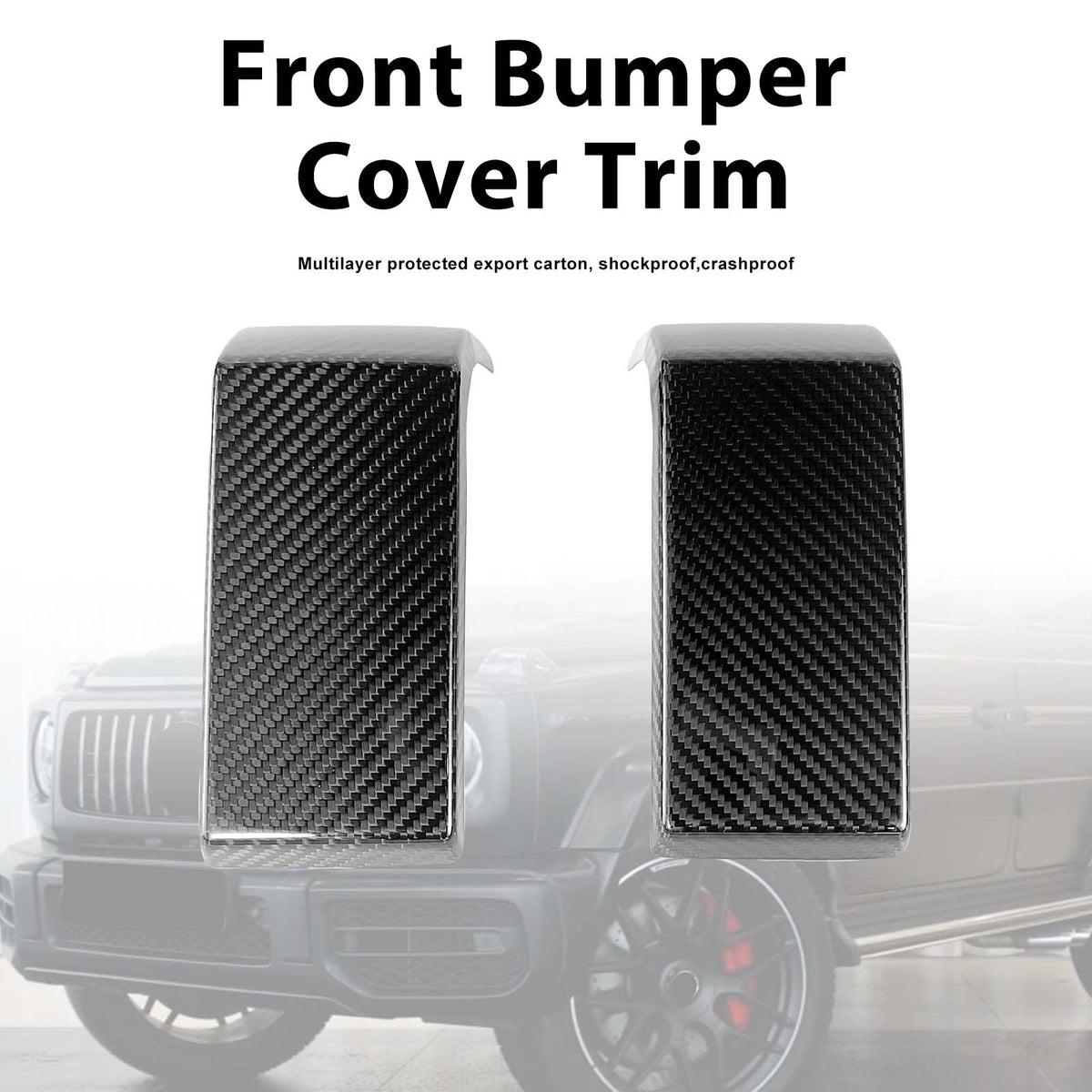 2019-2023 Mercedes Benz G-Class W464 W463A Carbon Fiber Front Bumper Cover Generic