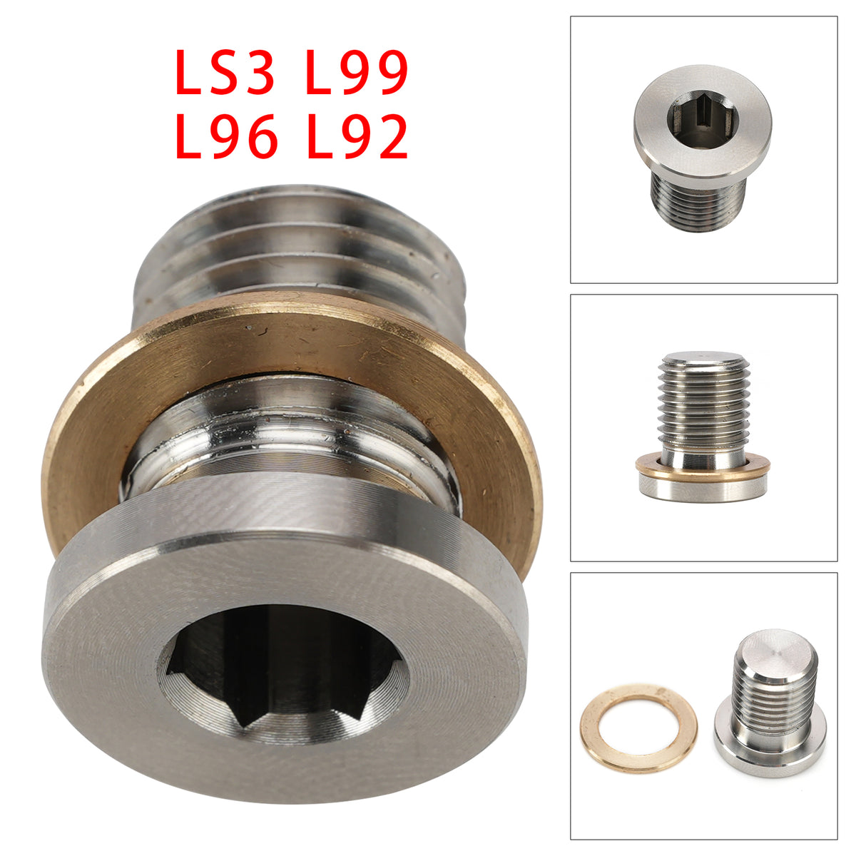 2007-2013 a wide range of GM Gen IV LS engines including LS3, L99, L96, L92, LMG, LC9, L76, and LH6 from . Oil Pan Oil Pressure Relief Valve Plug LS3 L99 L96 L92 LMG LC9 L76 LH6 Generic