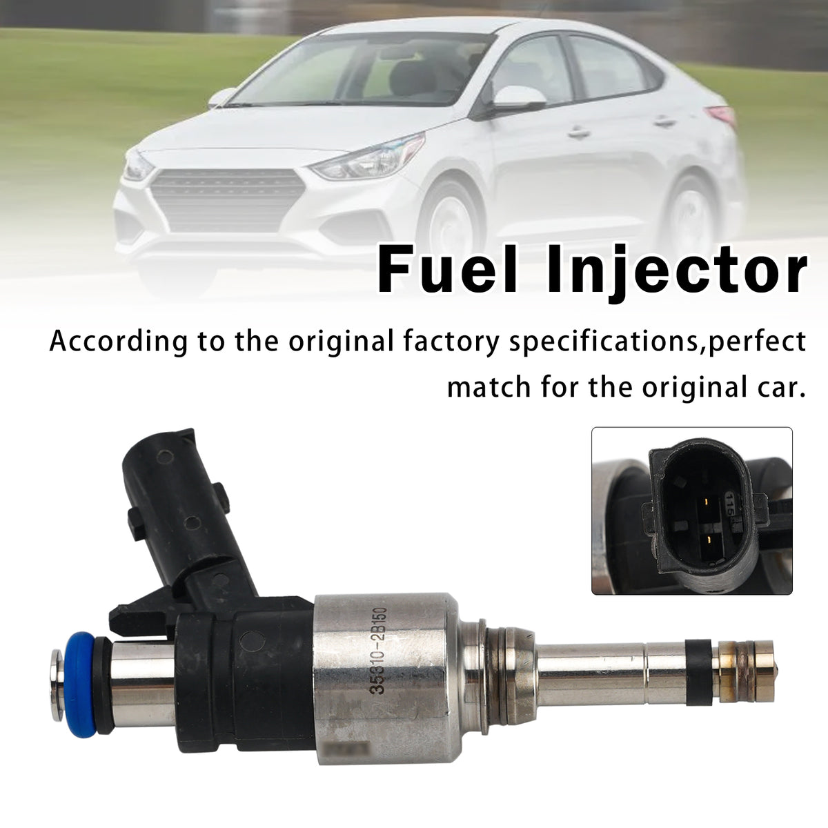 2017-2019 Kia Soul 1.6L 1Pcs Fuel Injector 35310-2B150 Generic