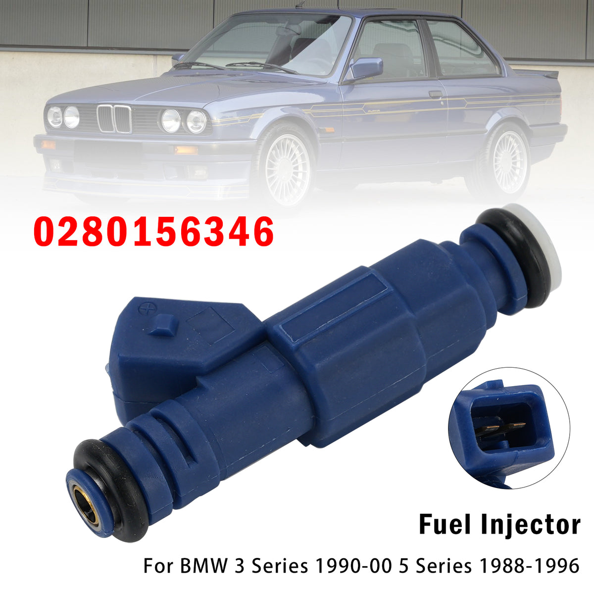1990-2000 BMW 3 Series E36 1Pcs Fuel Injector 0280156346 Generic