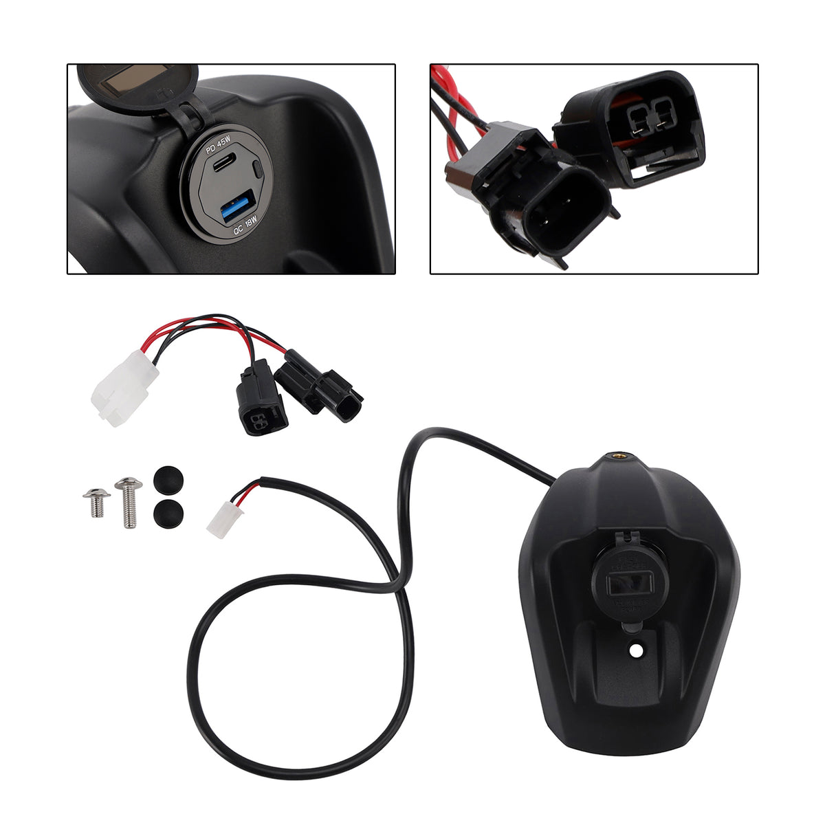 2024-2026 Honda NS150GX Quick Charge Socket 45W 18W Pd&Qc Generic