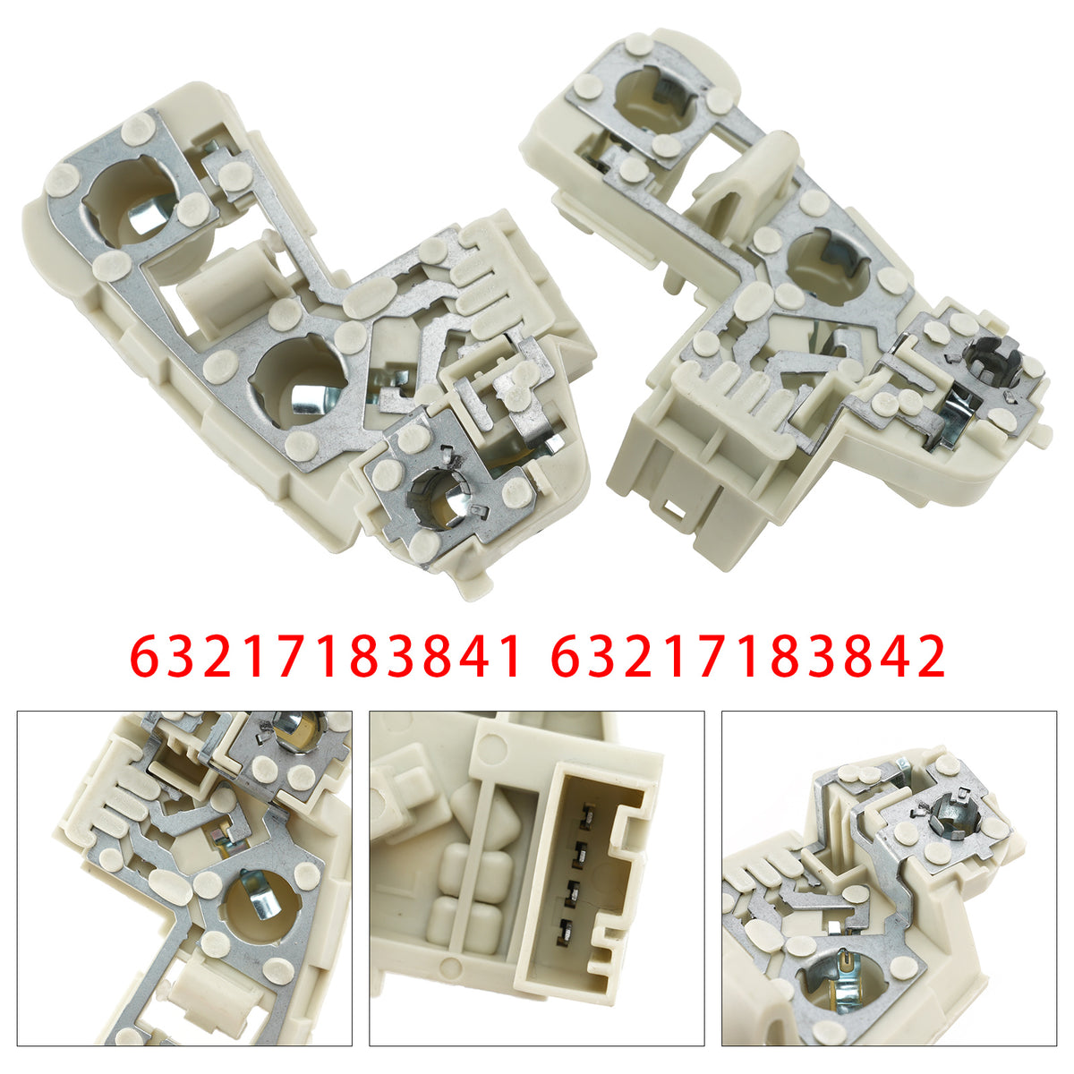2005-2008 BMW 3 Series E90(Sedan) (Pre-LCI) Rear Left+Right Bulb Holder Socket 63217183841 63216937476 Generic