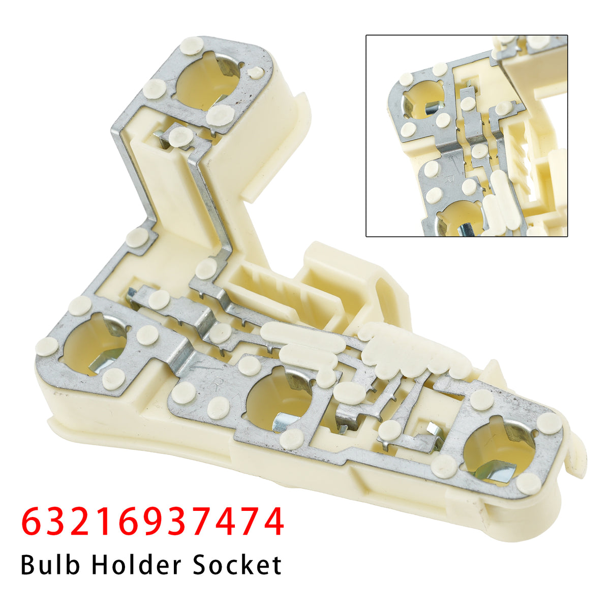 2005-2008 BMW 3 Series E90(Sedan) (Pre-LCI) Rear Right Bulb Holder Socket 63216937474 Generic