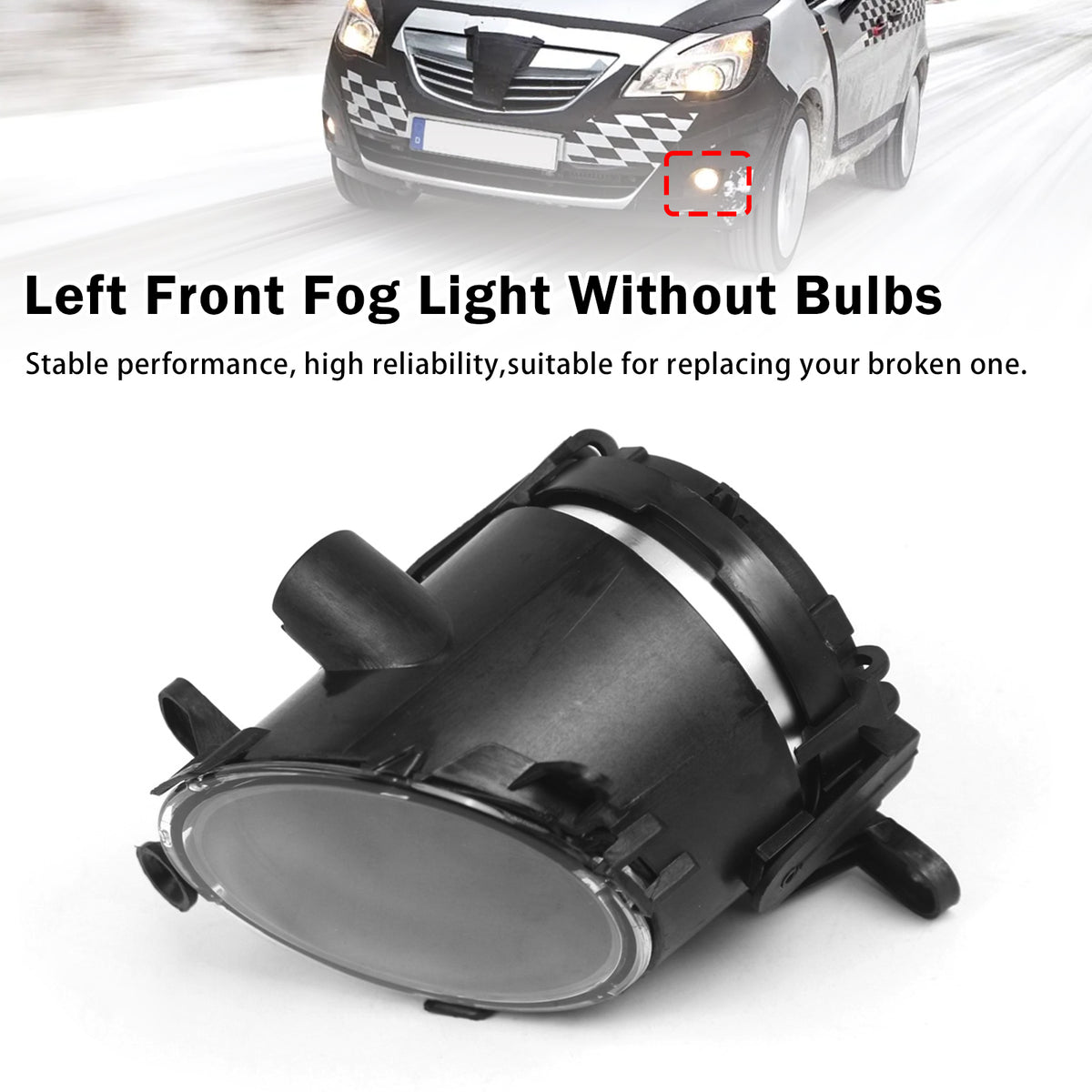 2011-2020 Vauxhall Astra Left Front Fog Light Lamp 22865974 1710213 Generic