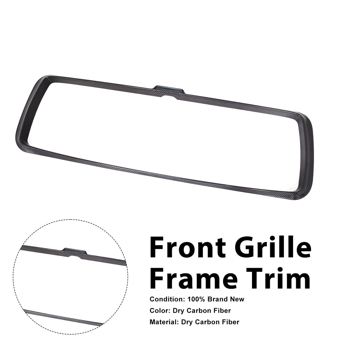 2019-2023 Mercedes Benz G-Class W464 W463A B700 B800 B900 Dry Carbon Fiber Front Grille Frame Trim Generic