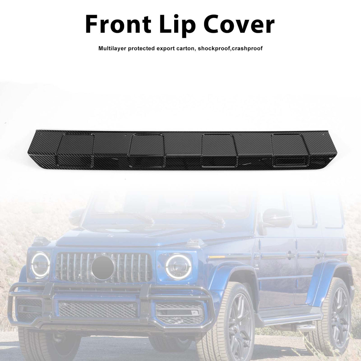 2019-2023 Mercedes Benz G-Class W464 W463A B700 B800 B900 Carbon Front Lip Cover Generic
