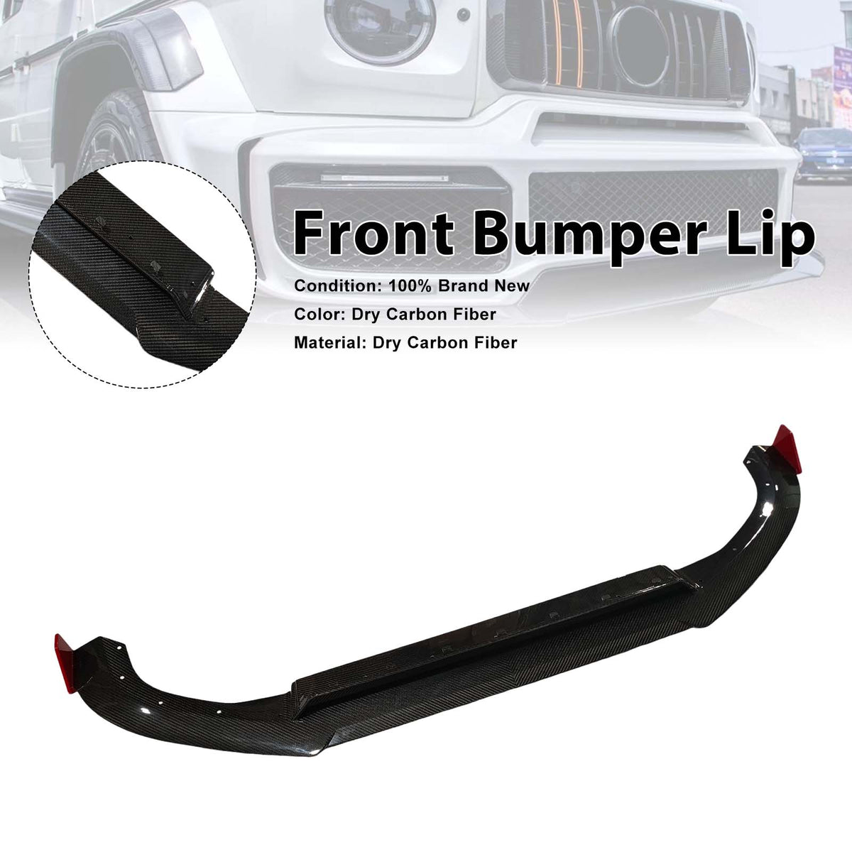 2019-2023 Mercedes Benz G-Class W464 W463A B700 B800 B900 Dry Carbon Front Bumper Lip Generic