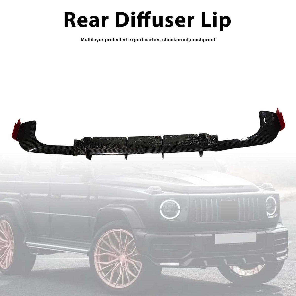 2019-2023 Mercedes Benz G-Class W464 W463A B700 B800 B900 Dry Carbon Rear Diffuser Lip Generic