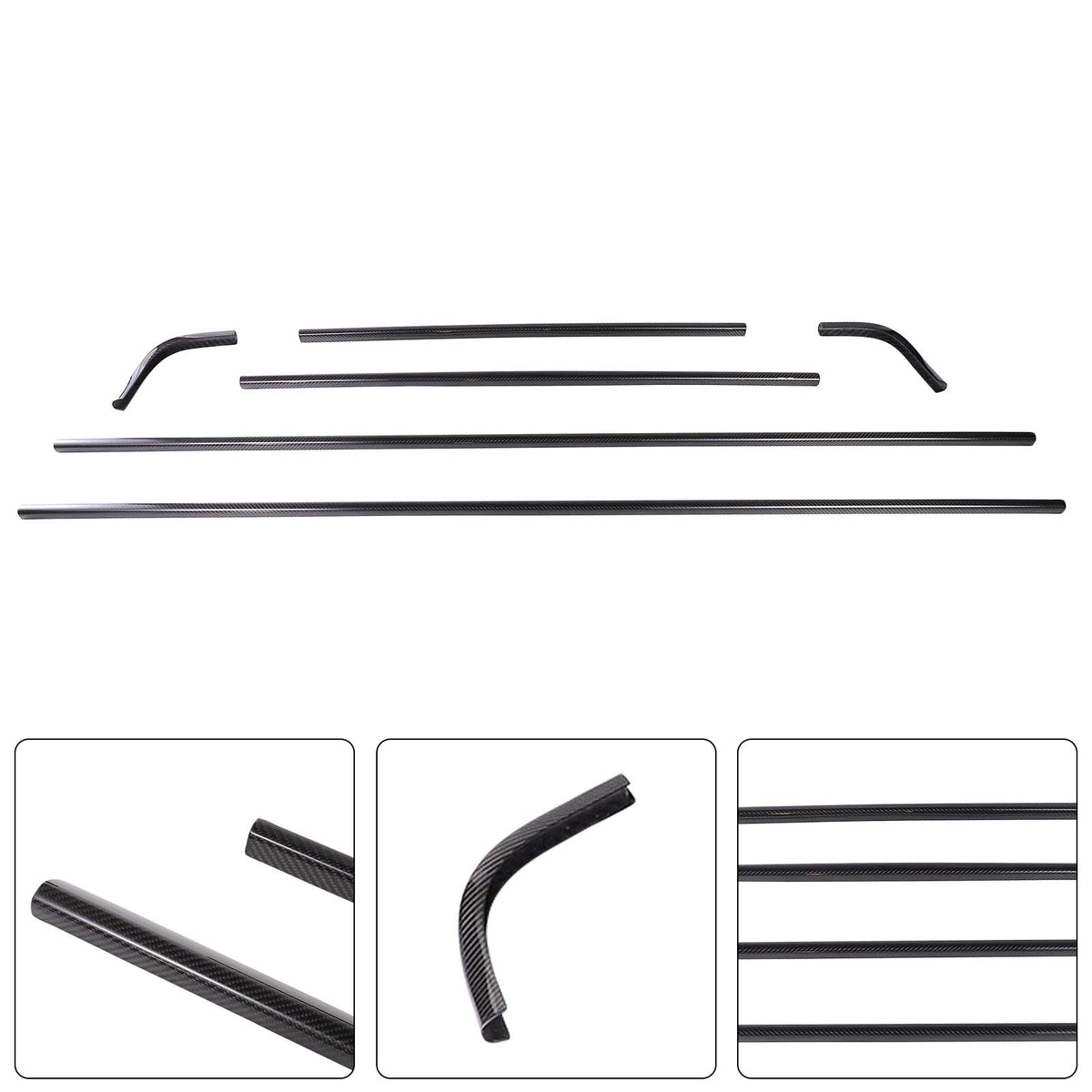2019-2023 Mercedes Benz G-Class W464 W463A Dry Carbon Roof Strip Trim Generic