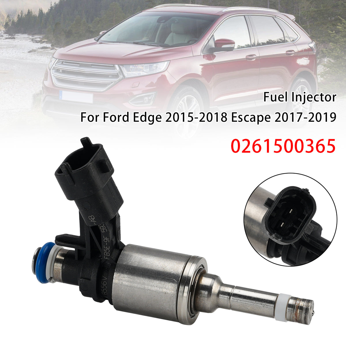2017-2019 Ford Escape 2.0L 1Pcs Fuel Injector FB5E9F593AB FB5Z9F593B Generic