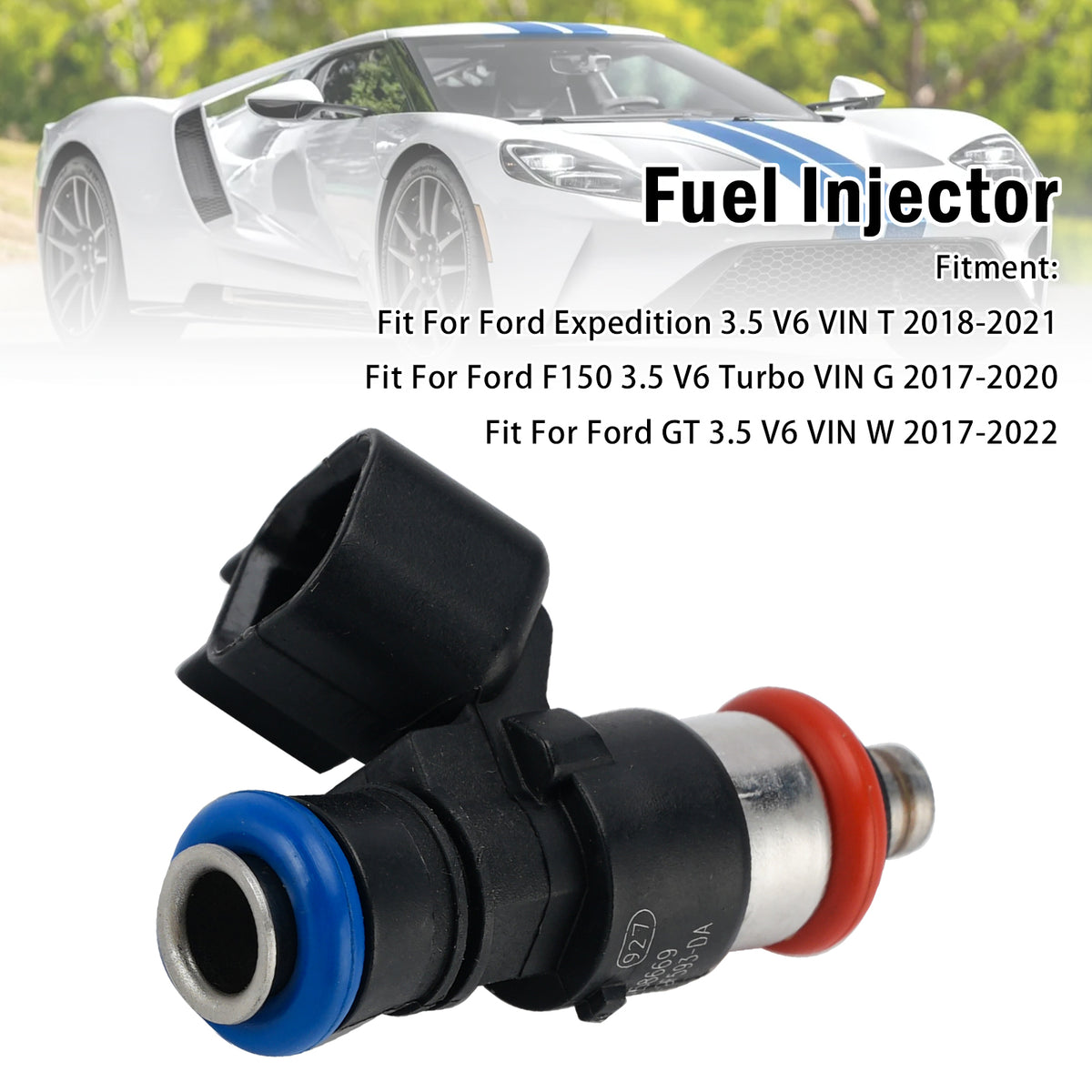2018-2021 Ford Expedition 3.5 V6 VIN T 1Pcs Fuel Injector 0280158669 FJ1491 Generic
