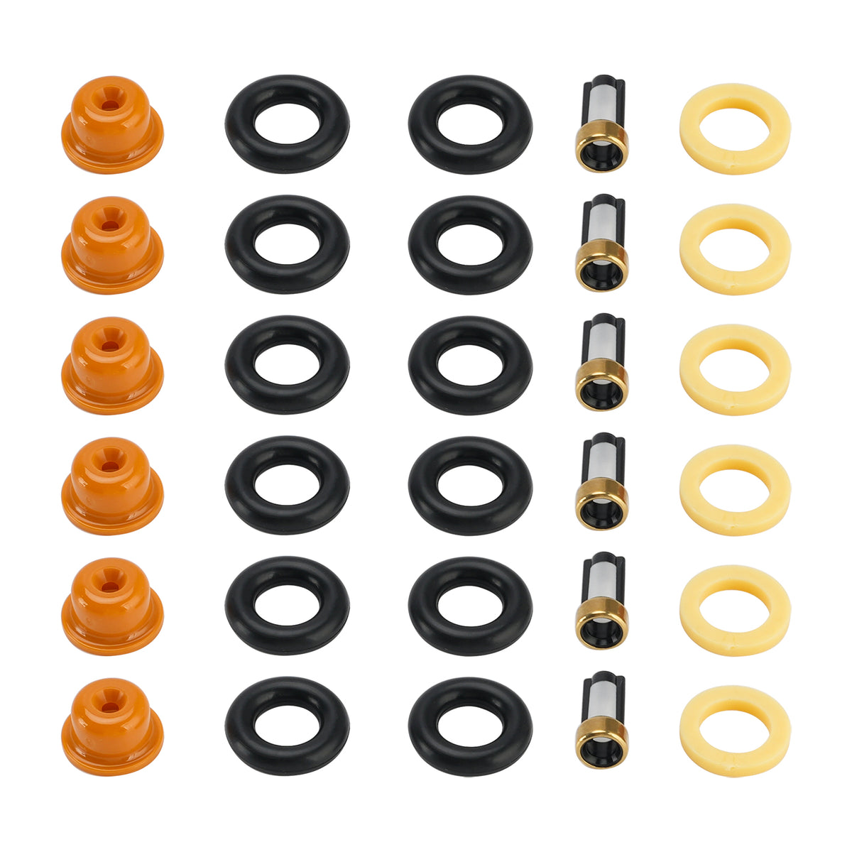 1984-1988 Porsche 911 3.2 Carrera 231PS 170KW AUS CH S Fuel Injector Seal O-Ring 0280150158 Generic