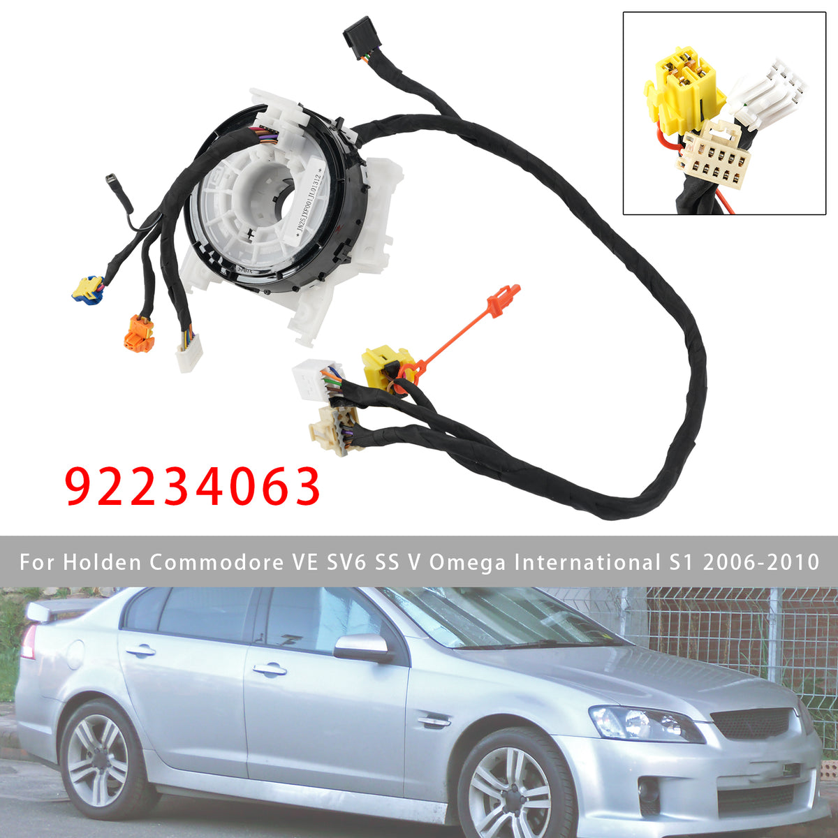 2006-2010 Holden Commodore VE SV6 SS V Omega International S1 Clock Spring 92234063 Generic