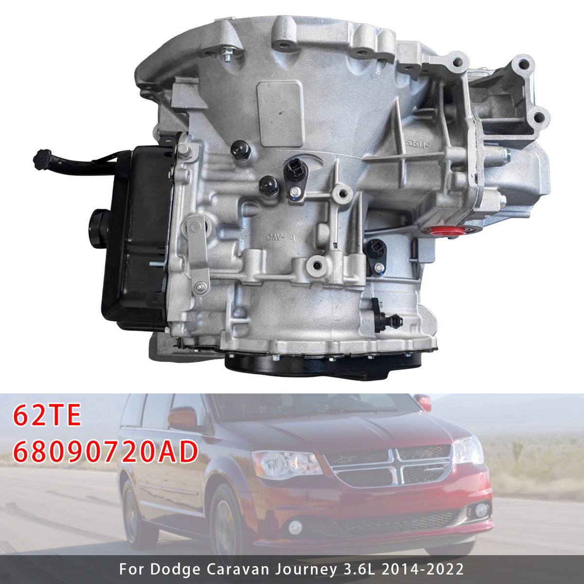 2014-2022 Ram Dodge Chrysler Grand Caravan Journey Avenger C/V 62TE 6-Speed 3.6L FWD Automatic Transmission FWD Automatic Transmission 05169720AD R8090720AG Generic