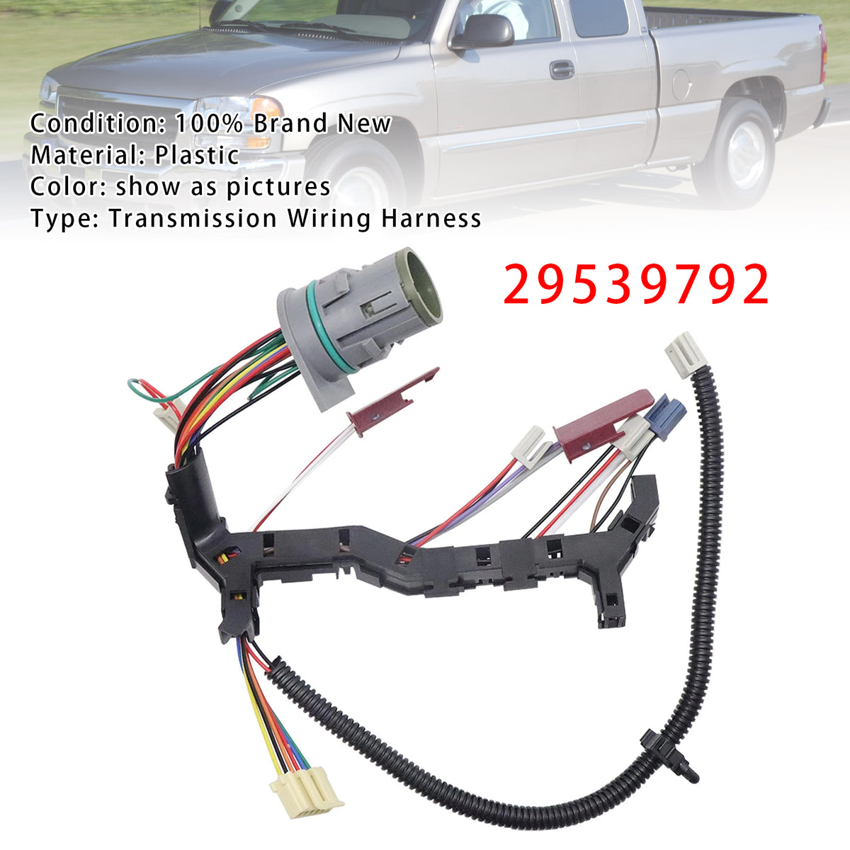 2003-2006 CHEVROLET SILVERADO 2500 Transmission Wiring Harness 29539792 350-0086 Generic
