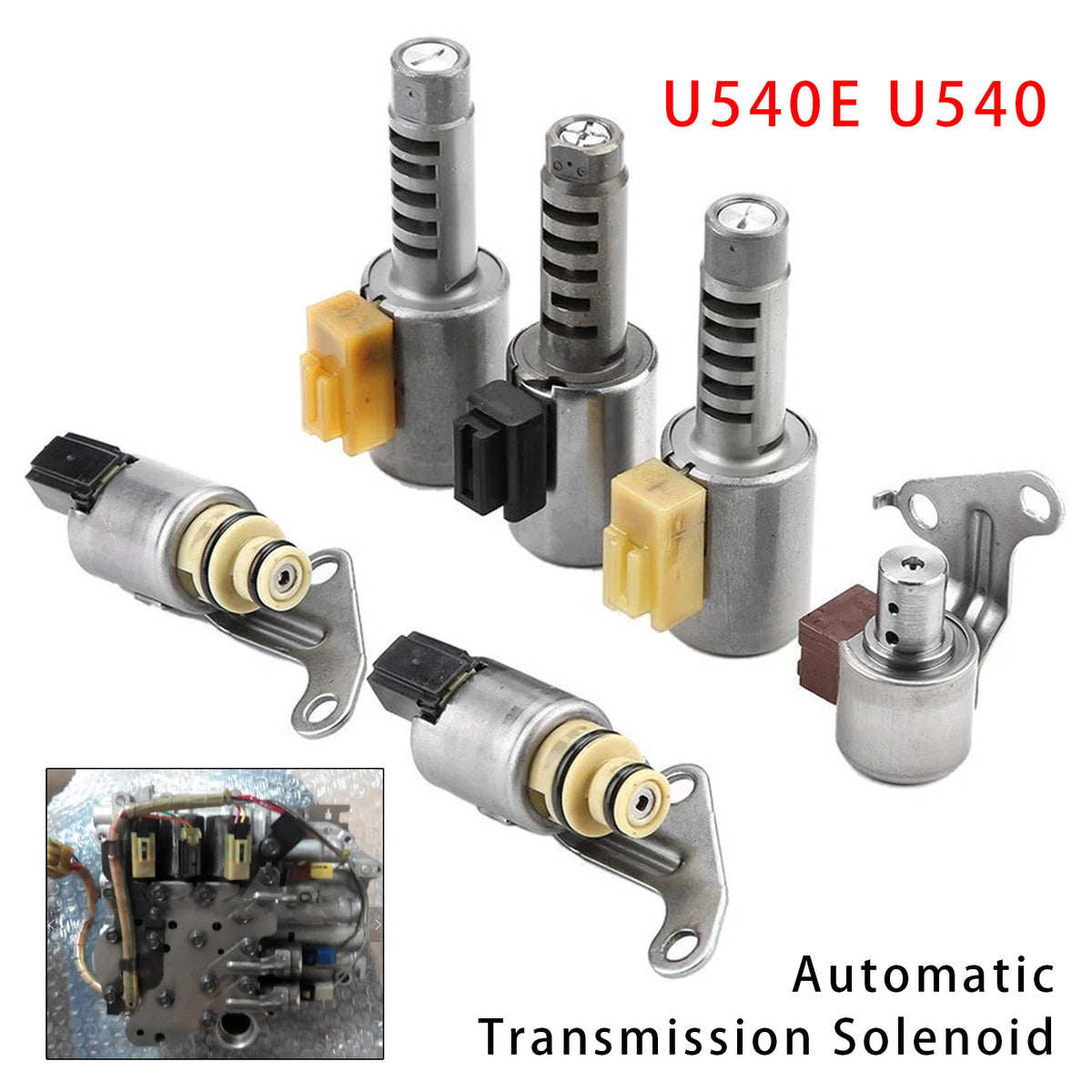 Daihatsu Sirion 1.3L 6PCS Automatic Transmission Solenoid Kit U540 A4LB1 Generic