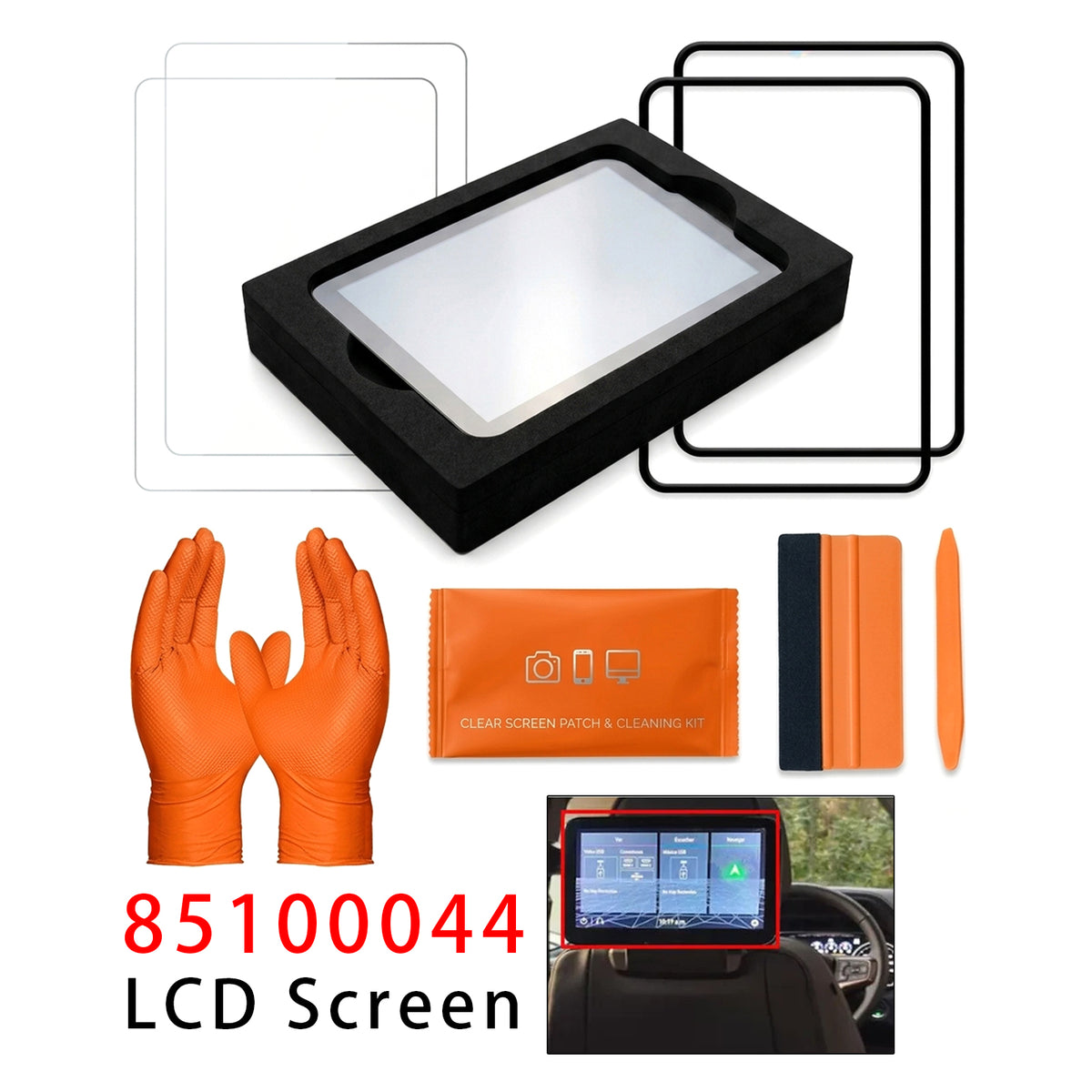 2021-2023 CHEVY Suburban Rear Seat Screen 12.6" LCD & Protect Cover Kit 85100043 84981266 Generic