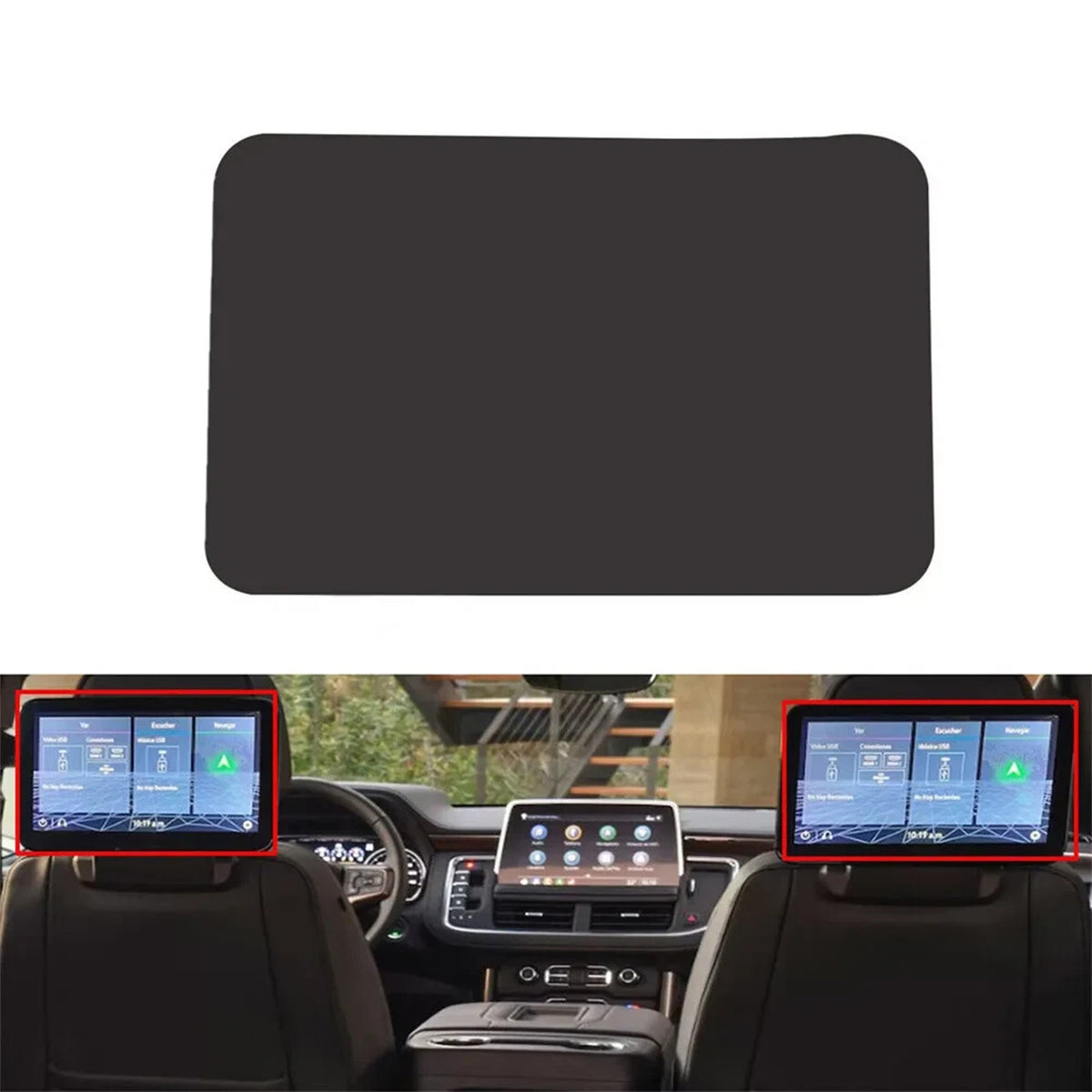 2021-2023 CHEVY Suburban Rear Seat Screen 12.6" LCD & Protect Cover Kit 85100043 84981266 Generic