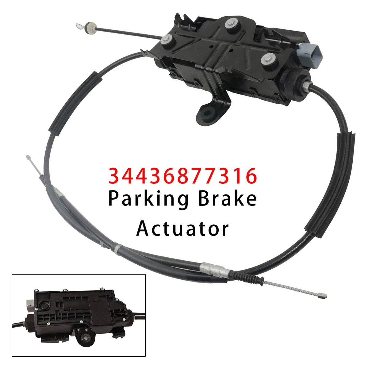 2009-2015 BMW 760Li F02 V12 6.0L Sedan With Control Unit Parking Brake Actuator W Control Unit 34436877316 6797789 Generic