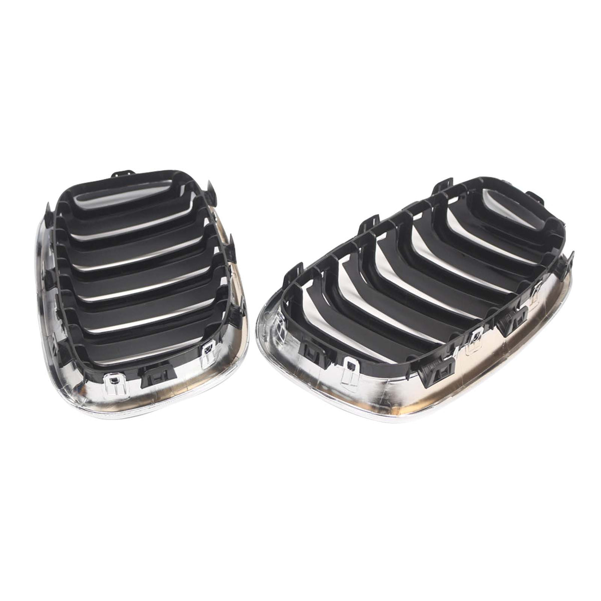 2012-2014 BMW 1-Series F20 F21 3-door Pre-facelift 2PCS Front Bumper Kidney Grille Grill 51137239022 551137239021 Generic
