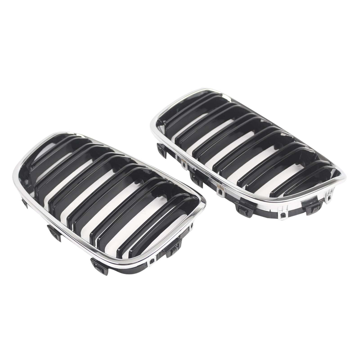2012-2014 BMW 1-Series F20 F21 3-door Pre-facelift 2PCS Front Bumper Kidney Grille Grill 51137239022 551137239021 Generic
