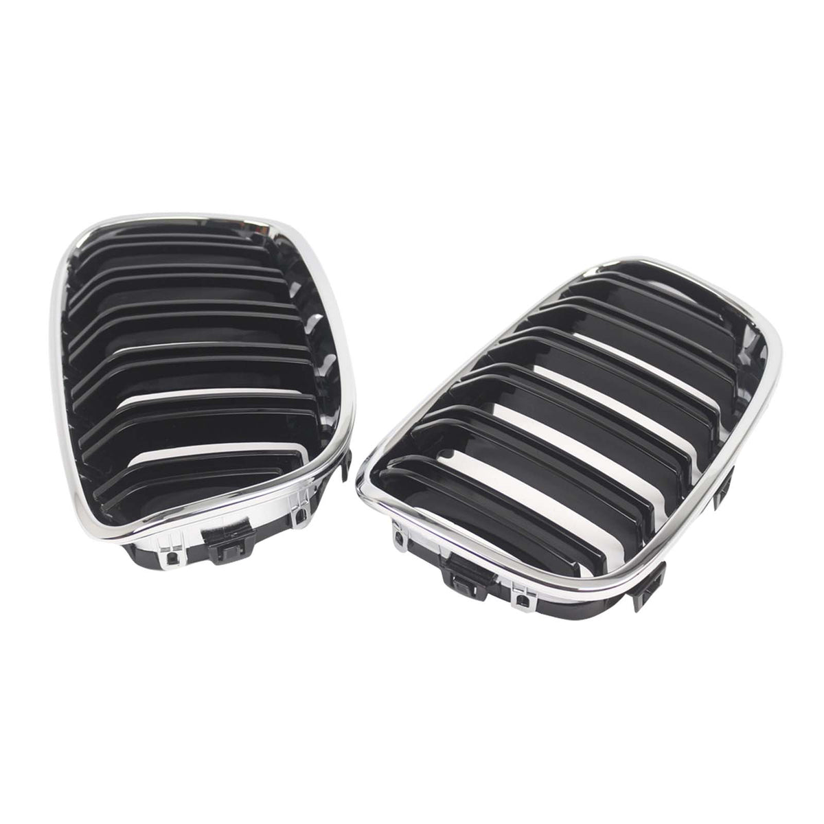 2012-2014 BMW 1-Series F20 F21 3-door Pre-facelift 2PCS Front Bumper Kidney Grille Grill 51137239022 551137239021 Generic