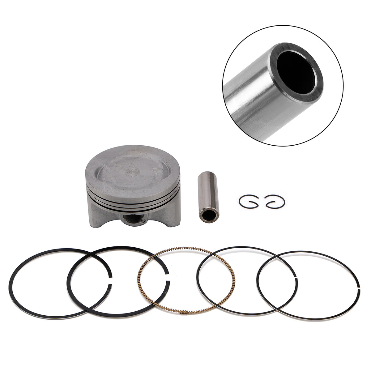 2008 Yamaha XT250S Serow Piston Ring Rebuild Kit 74.5Mm 4XV-11603-00 3C5-11631-00-A0 Generic