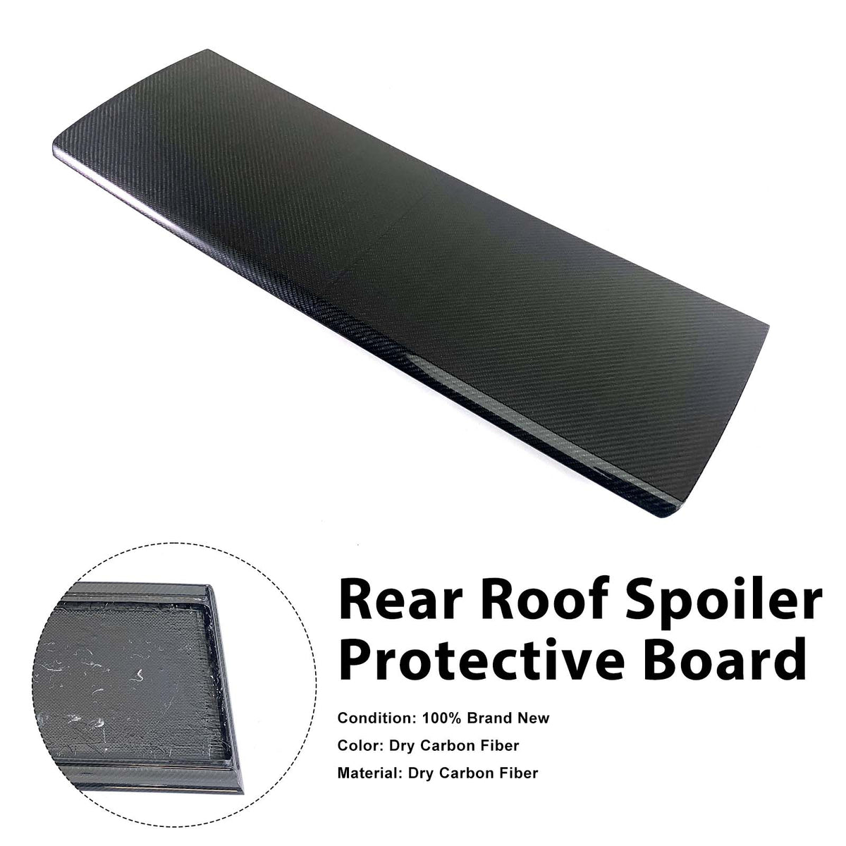 2019-2023 Mercedes Benz G-Class W464 W463A Carbon Fiber Rear Roof Spoiler Protective Board Generic
