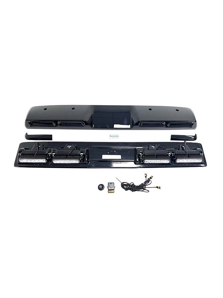2019-2023 Mercedes Benz G-Class W464 W463A With Led Light Brabus Style Front Roof Spoiler Wing Generic