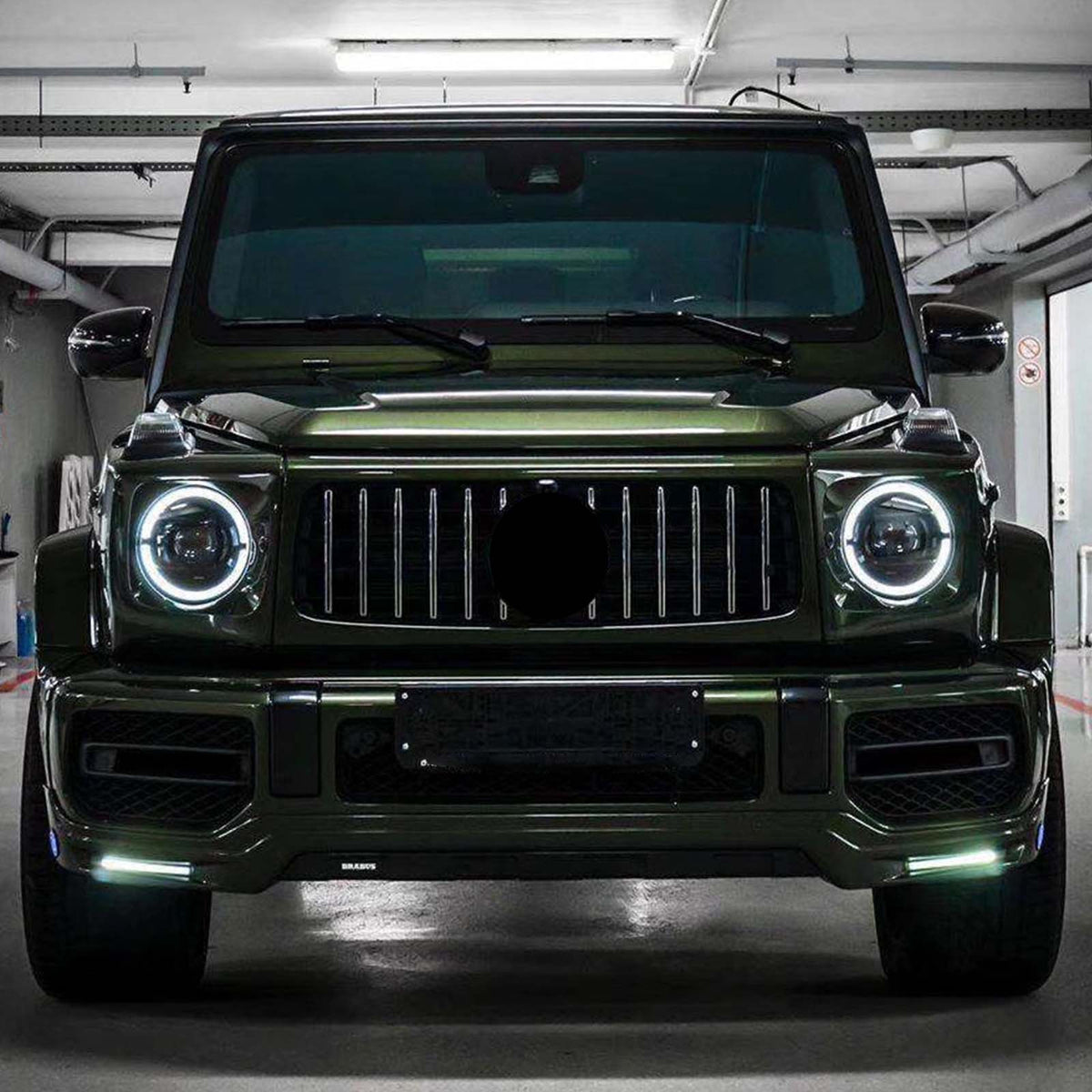 2019-2023 Mercedes Benz G-Class W464 W463A Brabus Style Front Bumper Lip Generic