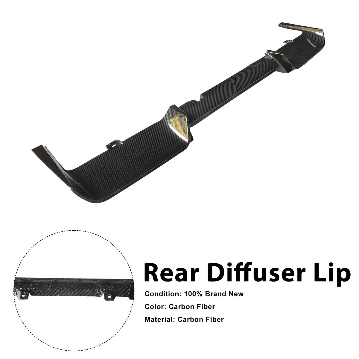 2019-2023 Mercedes Benz G-Class W464 W463A Dry Carbon Rear Diffuser Lip Generic