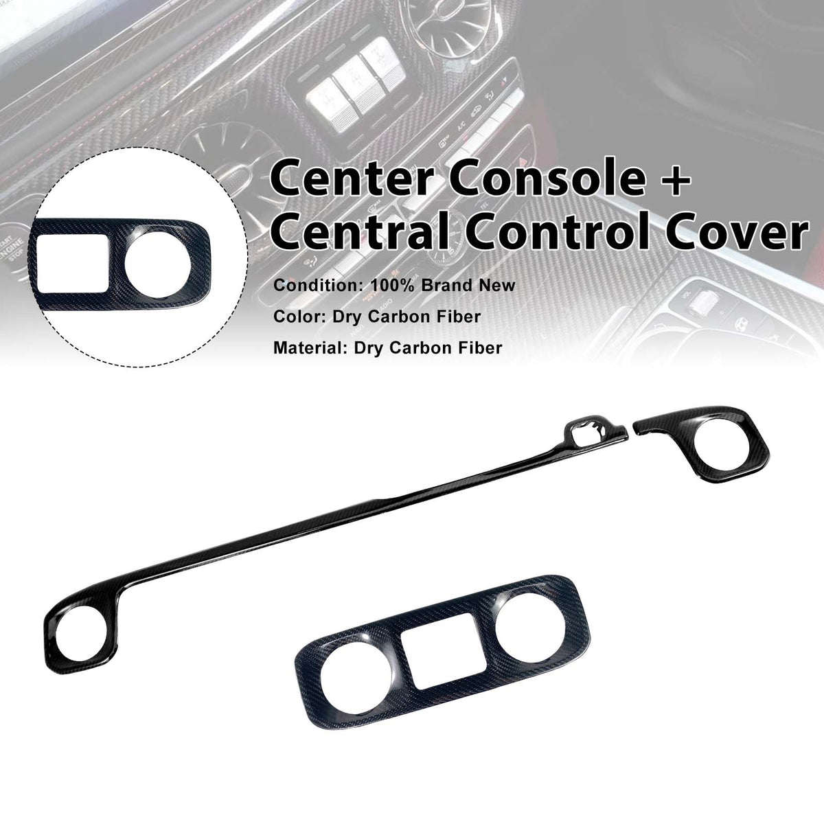 2019-2023 Mercedes Benz G-Class W463A W464 Center Console + Central Control Cover Generic