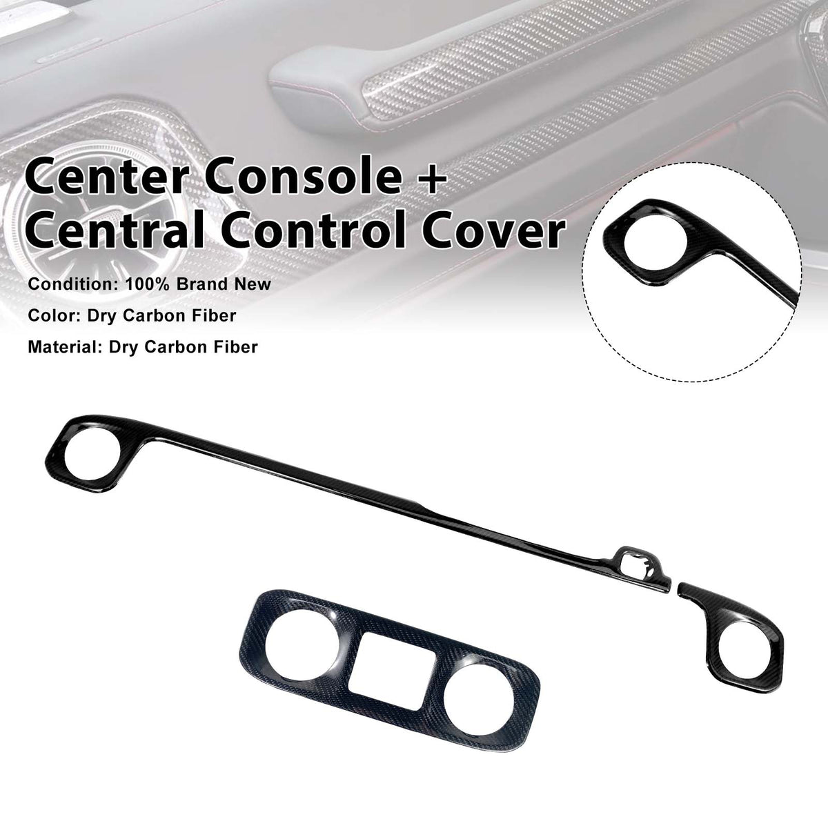 2019-2023 Mercedes Benz G-Class W463A W464 Center Console + Central Control Cover Generic