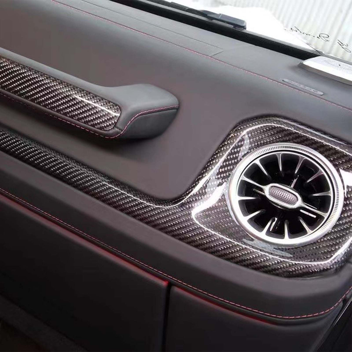 2019-2023 Mercedes Benz G-Class W464 W463A Carbon Fiber Central Control Cover Generic