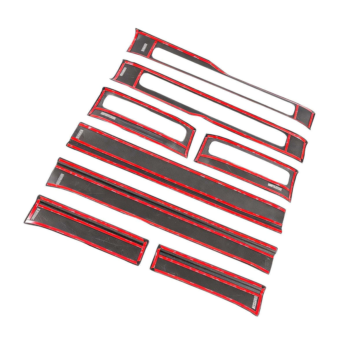 2019-2023 Mercedes Benz G-Class W463A W464 Carbon Fiber Outer Door Sill Plate Cover Trim Generic