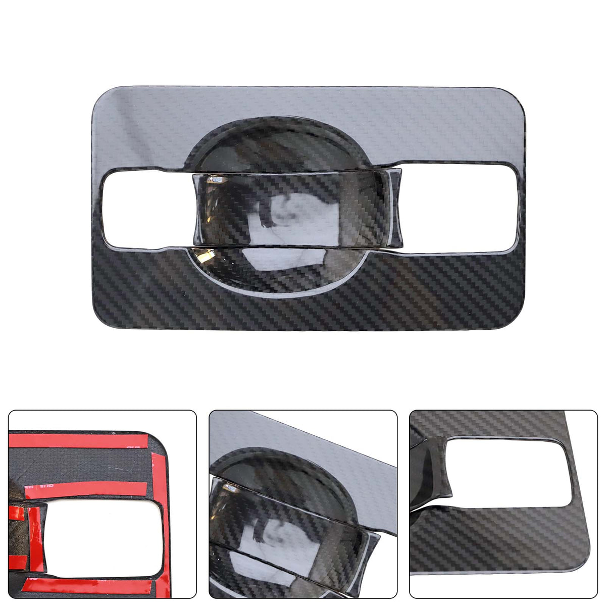 2019-2023 Mercedes Benz G-Class W463A W464 Carbon Fiber Door Trunk Handle Bowl Cover Generic
