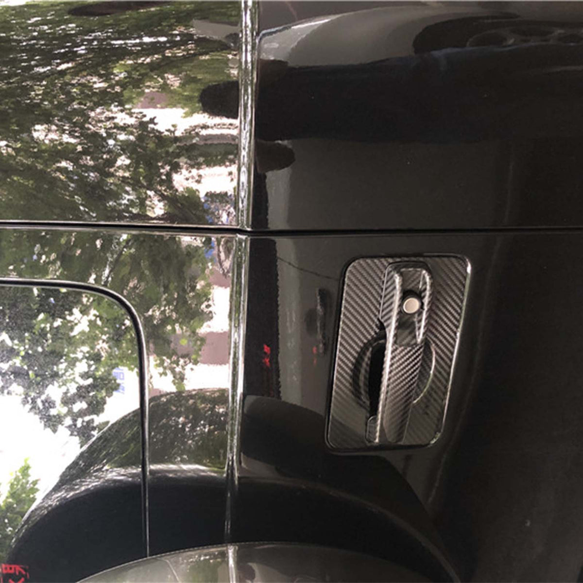 2019-2023 Mercedes Benz G-Class W463A W464 5PCS Dry Carbon Door Handle Cover Trim Generic