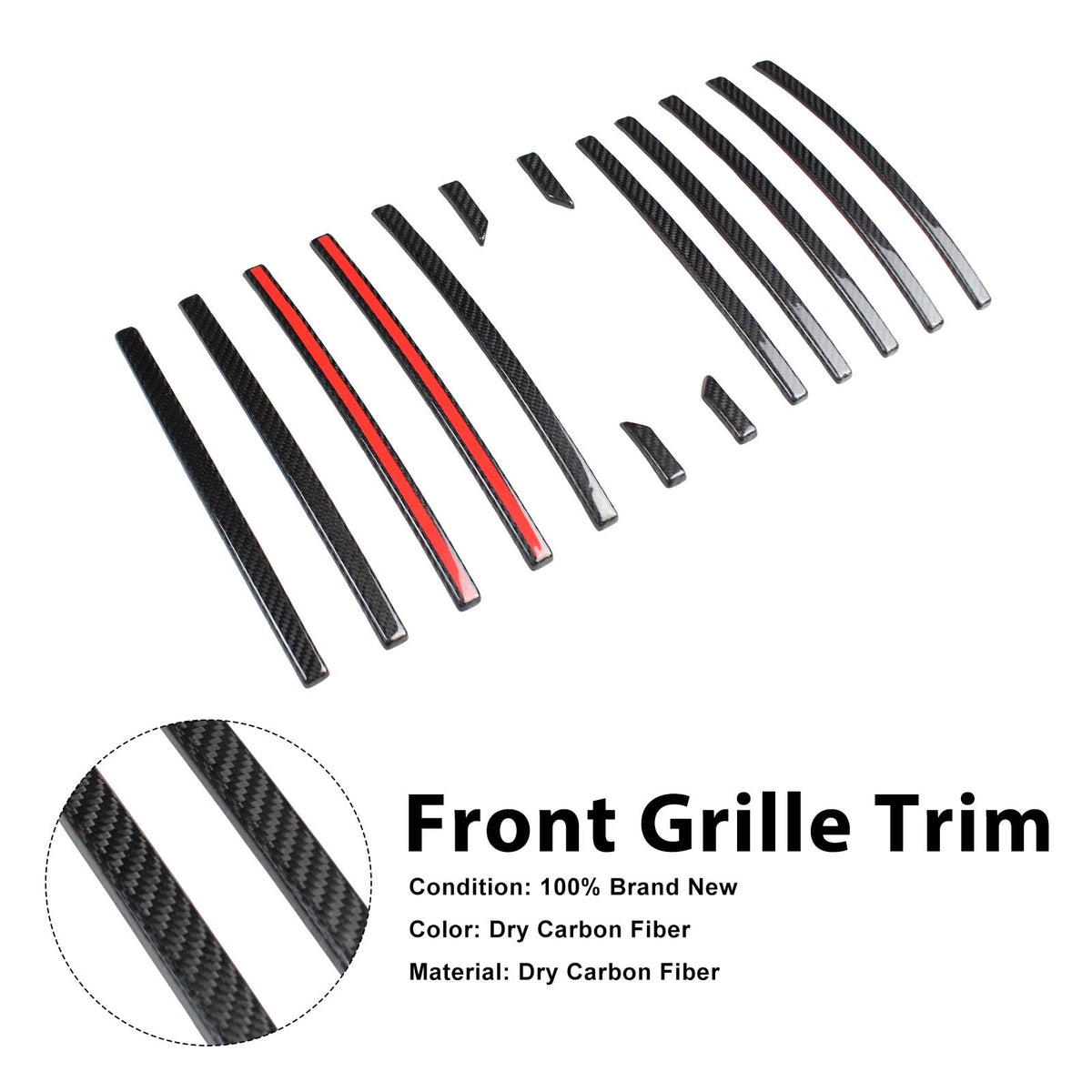 2019-2023 Mercedes Benz G-Class W463A W464 G63 Upgrade B900 Rocket Style Carbon Fiber Front Grille Trim Cover Generic