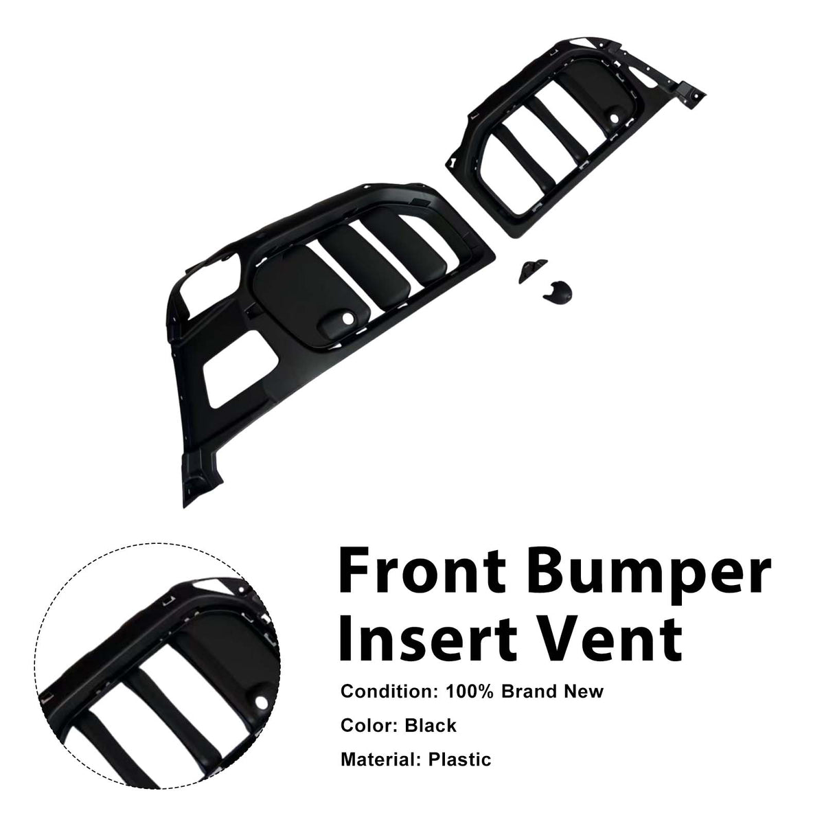 2019-2023 Mercedes-Benz G-Class W464 W463A G63 Upgrade W465 G63 Outlook W465 Style Front Bumper Insert Vents Generic