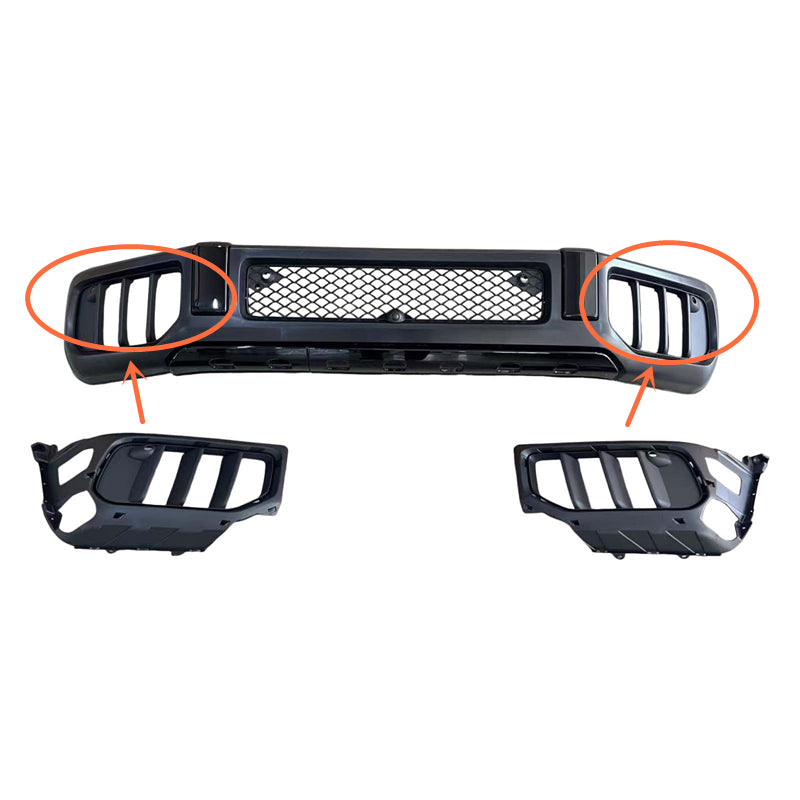 2019-2023 Mercedes-Benz G-Class W464 W463A G63 Upgrade W465 G63 Outlook W465 Style Front Bumper Insert Vents Generic