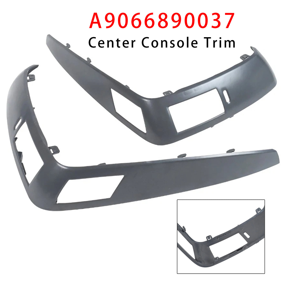 2006-2016 Mercedes-Benz Sprinter W906 Gray Hood Vent Grille Left+ Right A9066890037 A9066890137 Generic