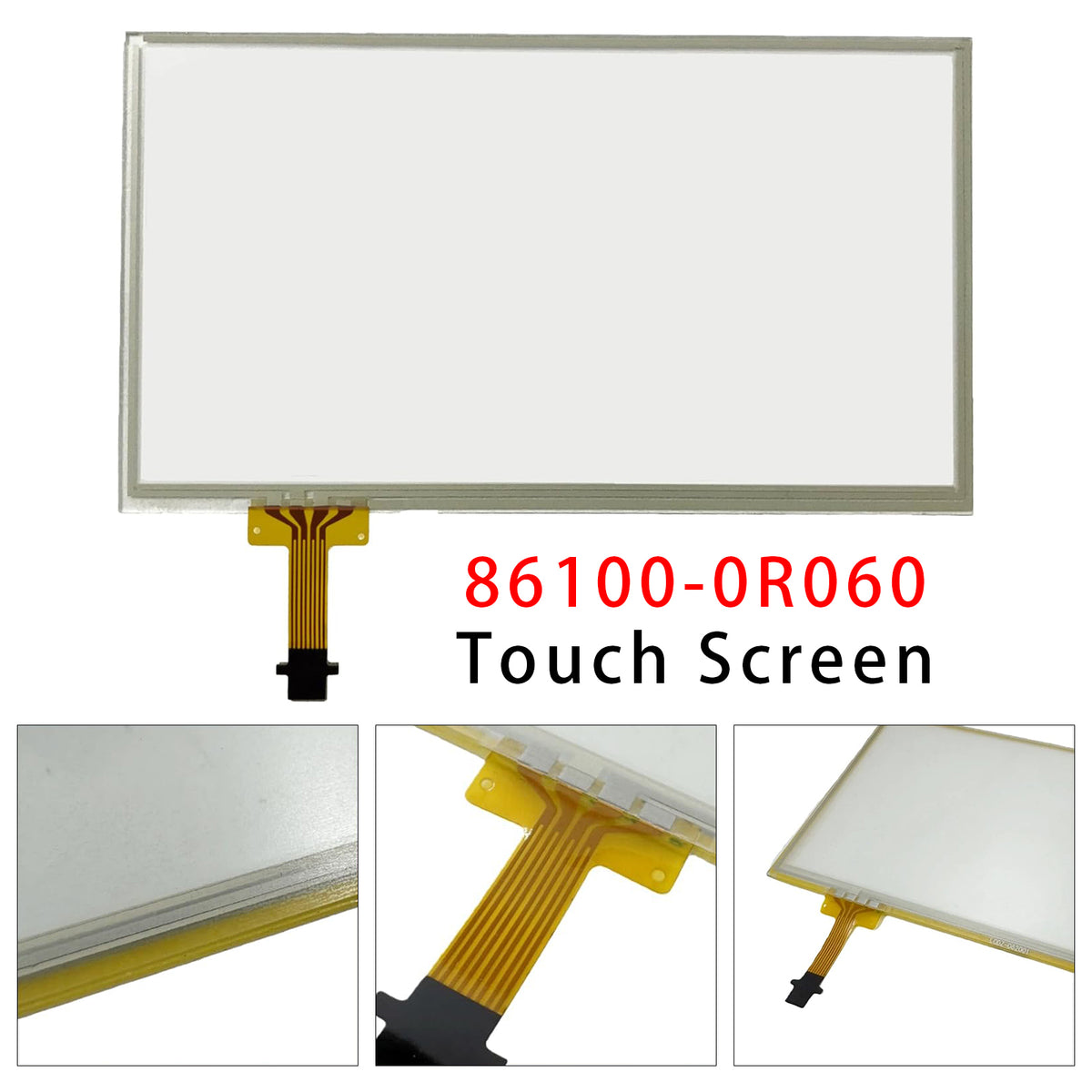 2014-2018 Toyota RAV4 radio with 'APPS' button on the left side, but not Touch Screen Digitizer Glass 6.1 inch 12 Pins 100325 100582 Generic