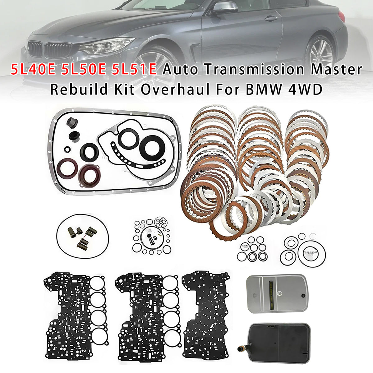 BMW 4WD 5L40E 5L50E 5L51E Auto Transmission Auto Transmission Master Rebuild Kit Overhaul Generic