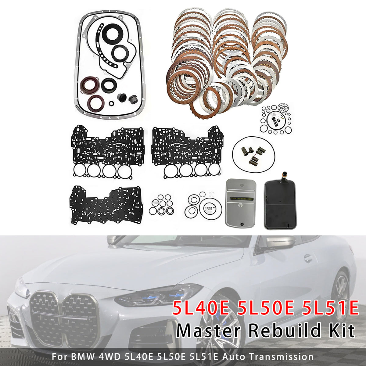 BMW 4WD 5L40E 5L50E 5L51E Auto Transmission Auto Transmission Master Rebuild Kit Overhaul Generic