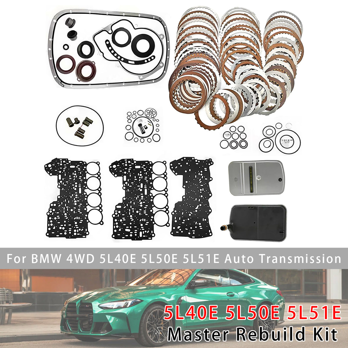 BMW 4WD 5L40E 5L50E 5L51E Auto Transmission Auto Transmission Master Rebuild Kit Overhaul Generic